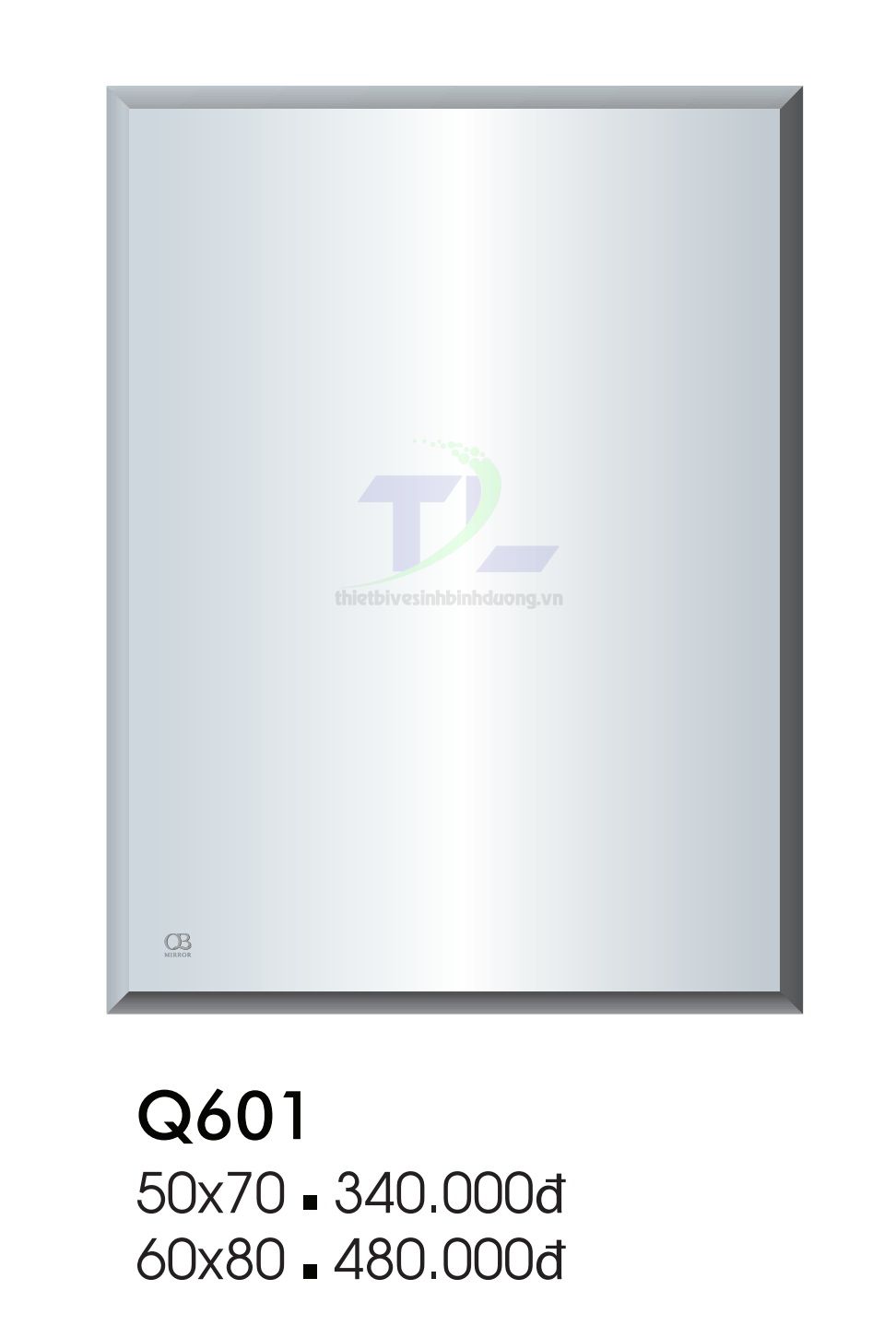 Gương soi phòng tắm QB Q601